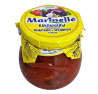 Баклажаны Marinelle с томатом и чесноком 500мл
