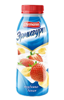 Питьевой йогурт Эрмигурт клубника банан 420гр