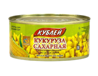 Кукуруза Кублей 340гр