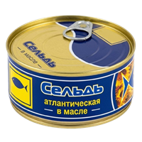 Сельдь JFM атлантическая в масле евро 240гр 