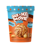 Мороженое ОХК Пинта ICE-ICE Movie Pops двухсл.со вкусом шоколада и арахиса 280г