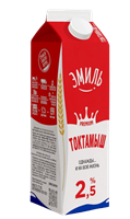 Токтамыш Эмиль жир 2,5% пюрпак 0,9л