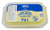Масло сливочное Эмиль Крестьянское 200гр жир 72,5%