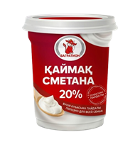Сметана Багратион жир 20% 380гр