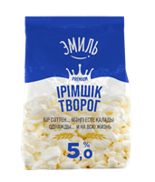 Творог Эмиль Домашний 5% п/мешок 350гр 