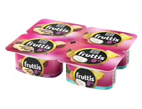 Йогурт Fruttis Банана сплит\Пинокалада 8% 115гр