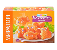 Мини наггетсы Мираторг куриные 250гр