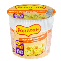 Пюре картофельное с сухариками 40гр