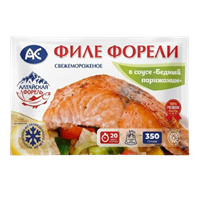 Филе Форели АС в соусе Бедный парижанин 350гр