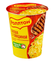 Лапша Роллтон с говядиной стакан 70гр 