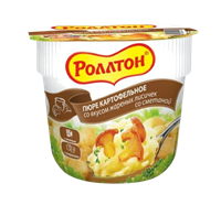 Пюре картофельное со вкусом жареных лисичек со сметаной 40гр