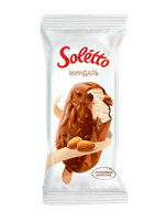 Мороженое Soletto миндаль на палочке 75гр