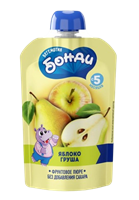 Фруктовое пюре Бонди яблоко-черника 90гр