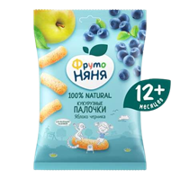 Кукурузные палочки Фруто-Няня яблоко черника 20гр