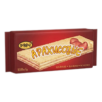 Вафли Рахат Арахисовые 100гр