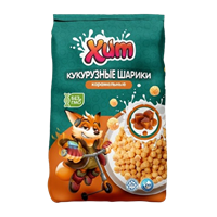 Кукурузные шарики Хит карамельные 200гр 
