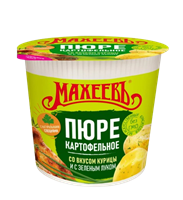 Пюре картофельное Махеев со вкусом курицы и зеленым луком 40гр