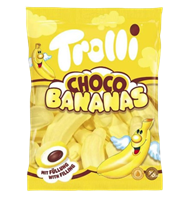 Маршмелоу Trolli choco-bananas 150гр