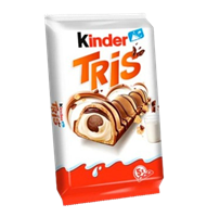 Батончики Kinder Tris 100гр