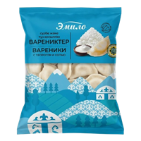 Вареники Эмиль с творогом и солью 370гр