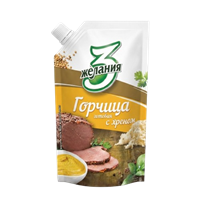 Горчица Три Желания с Хреном 140гр 
