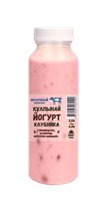 Йогурт Молочный экспресс сливочный клубника 3-4,5% п/б 280гр