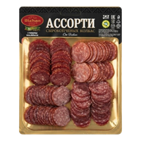 Ассорти Bizhan сырокопченых колбас 320гр