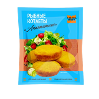 Котлеты рыбные Азбука Моря Аппетитные (минтай) 840гр