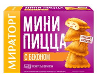 Мини Пицца Мираторг с беконом 250гр