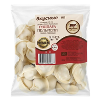 Пельмени Вкусные свино-говяжьи 400гр