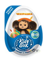 Дессерт Kids box Чебурашка c игрушкой 10гр