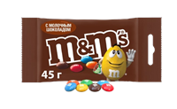 Драже M&M's с шоколадом 45 гр.