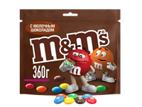Драже M&M's с шоколадом 360 гр.