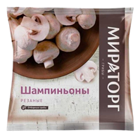 Шампиньоны Мираторг резаные 400гр