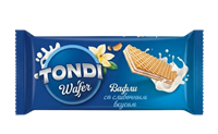 Вафли тонкие со сливочным вкусом Tondi 167гр