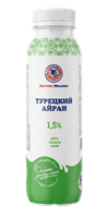 Турецкий Айран Восток Молоко пэт-бутылка 1,5% 280гр