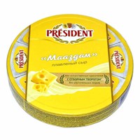 Сыр плавленный Президент Мааздам 45% 140гр