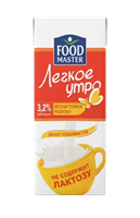 Молоко Food Master Легкое утро безлактозное 3,2 % 200мл