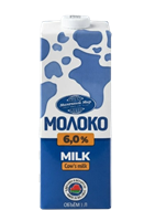 Молоко Молочный мир стерилизованное 6,0% 1 л