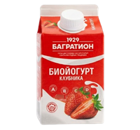 Йогурт Багратион клубника 0,45л