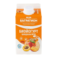 Йогурт Багратион персик-абрикос 0,45л