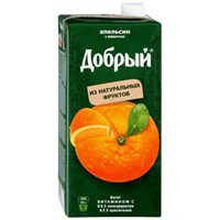 Сок Добрый Апельсиновый нектар 2л.