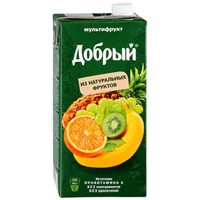 Сок Добрый Мультифрукт из фруктов  2л.