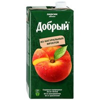 Сок Добрый Персик-Яблоко 2л.