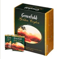 Чай черный Гринфилд Golden Ceylon 200гр. 100 пакетов