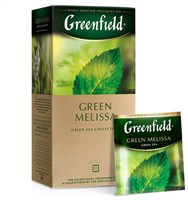 Чай зеленый Гринфилд Green Melissa 25 пакетов