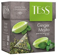 Чай зеленый Tess Ginger mojito 20 пирамид