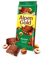 Шоколад Альпен Гольд с фундуком 85гр