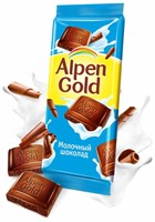Шоколад Альпен Гольд Молочный 85 гр