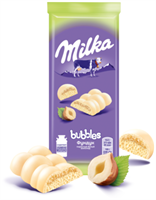 Шоколад Милка Bubbles Белый Пористый Фундук 79гр